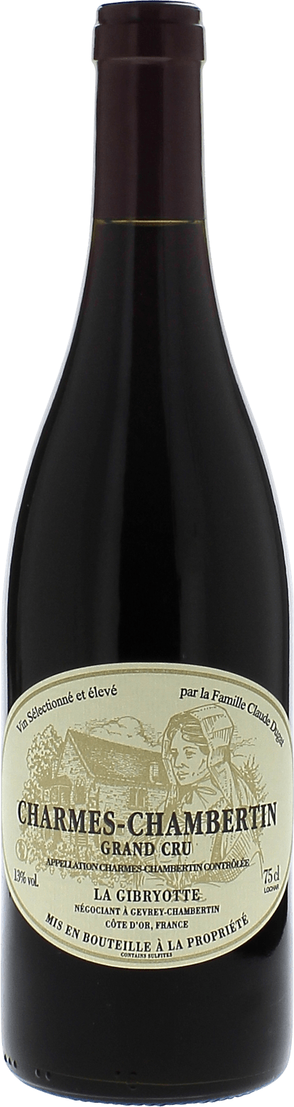 Charmes chambertin grand cru 2022  LA GIBRYOTTE (Famille Claude DUGAT), Bourgogne rouge