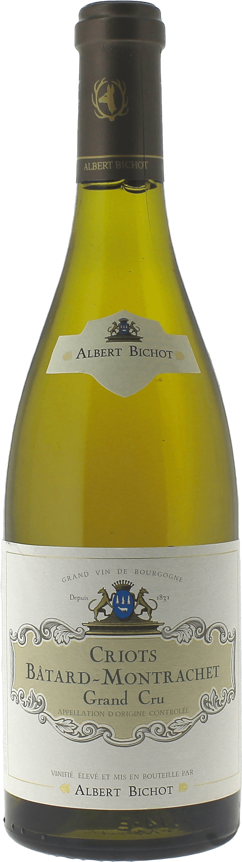 Criots batard montrachet grand cru 2012 Domaine BICHOT, Bourgogne blanc