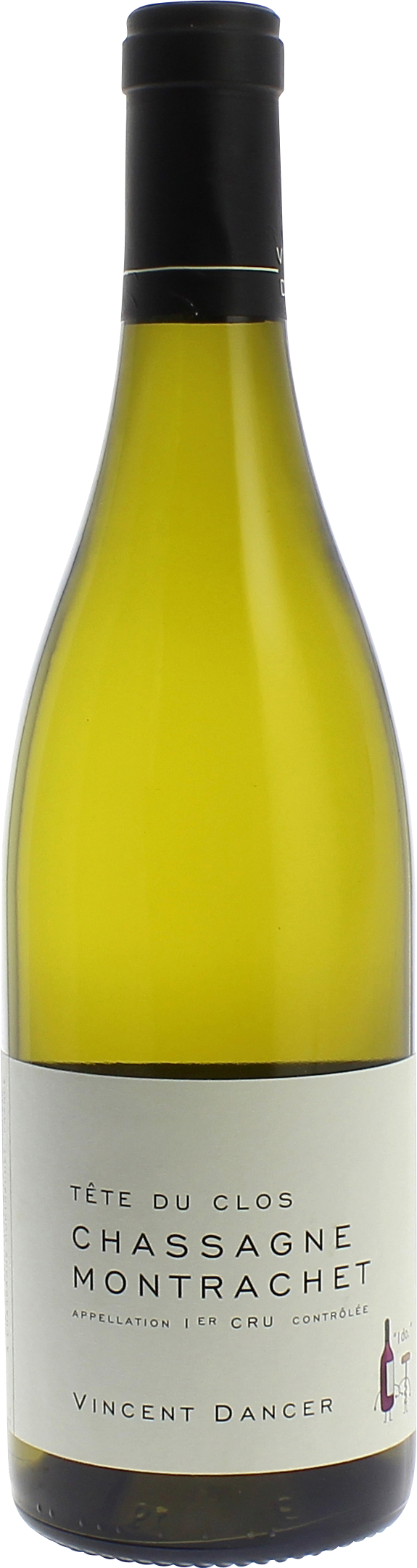 Chassagne montrachet t�te de clos 2015 Domaine DANCER, Bourgogne blanc