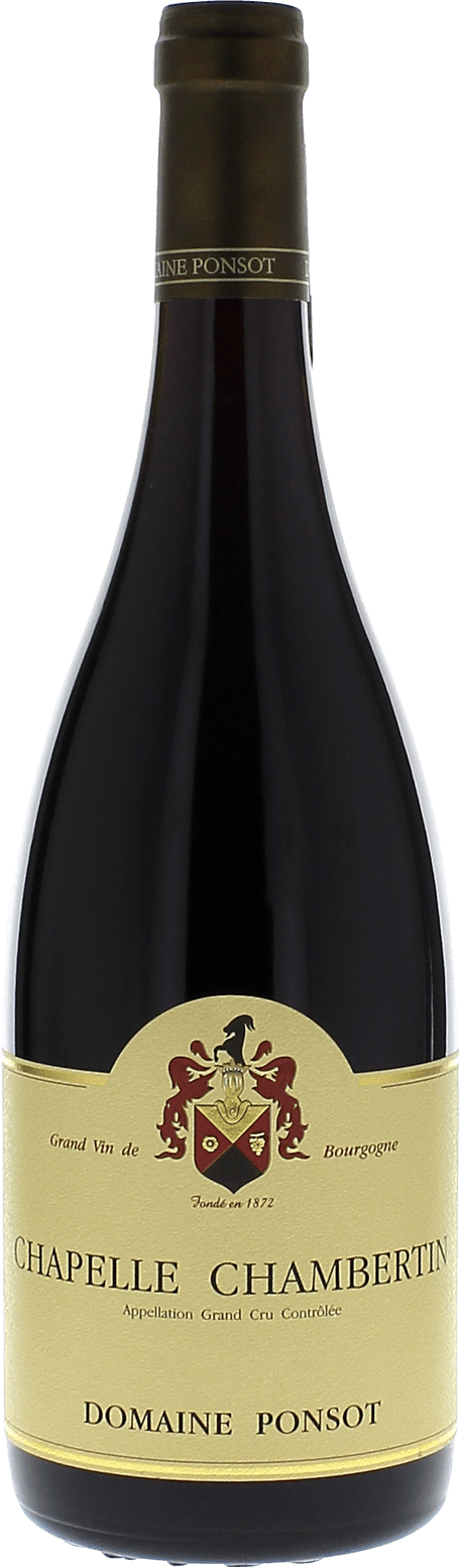 Chapelle chambertin grand cru 2022 Domaine PONSOT, Bourgogne rouge