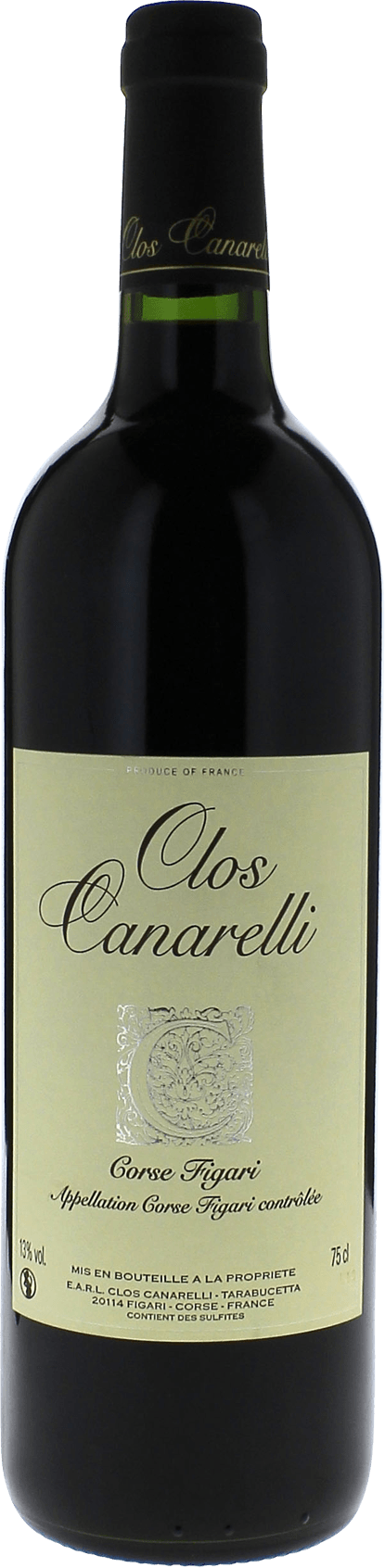 Clos canarelli rouge 2022  AOP Figari, Corse