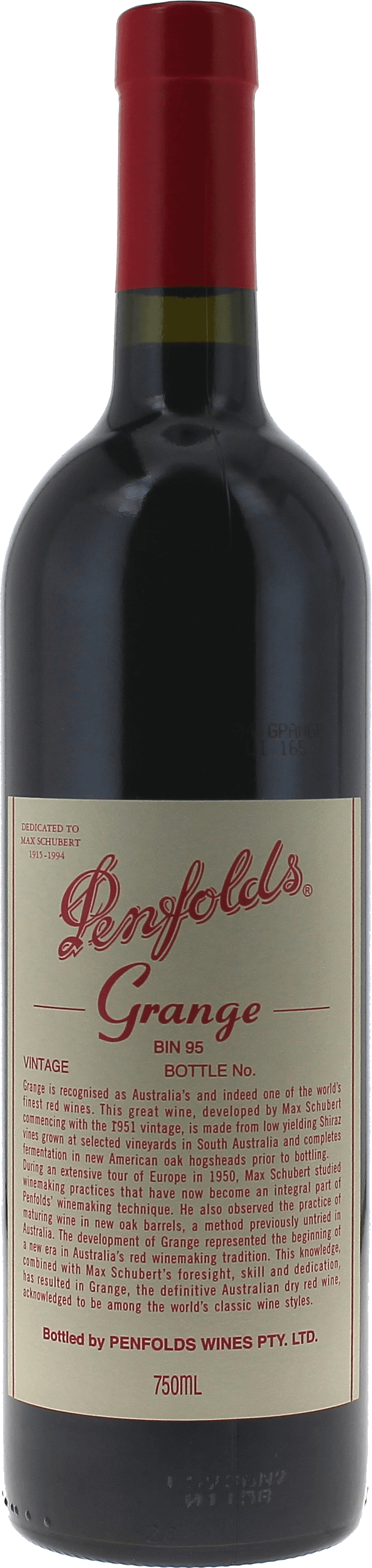 Penfolds grange 2007  Australie, Vin Australien