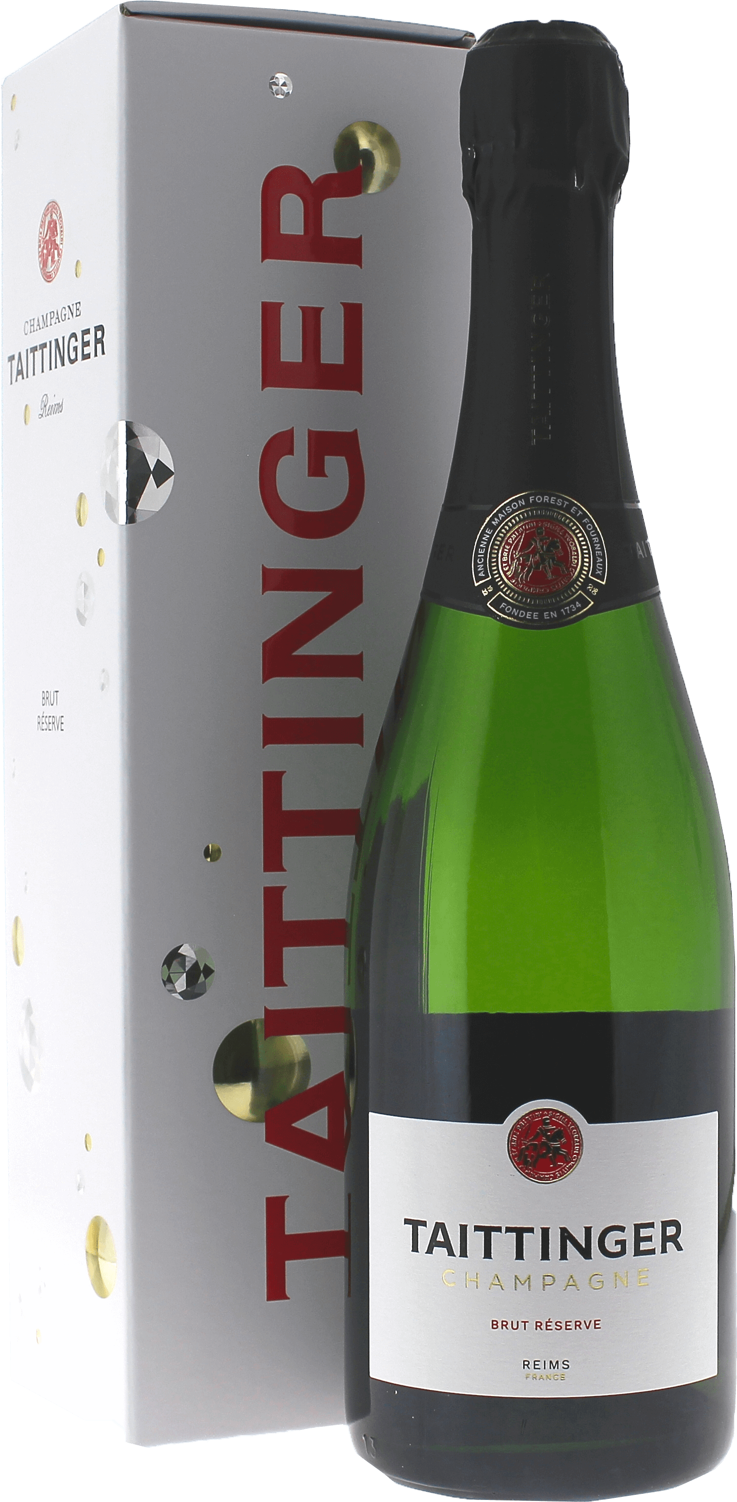 Taittinger brut reserve en tui  Taittinger, Champagne