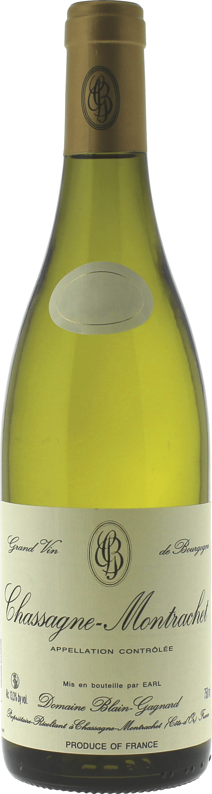 Chassagne montrachet 2022 Domaine BLAIN GAGNARD, Bourgogne blanc