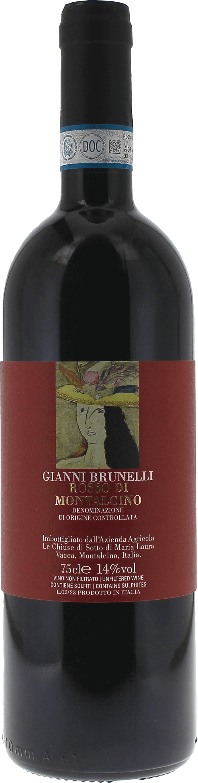 Brunello di montalcino rosso du montalcino gianni brunelli 2022  Italie, Vin italien