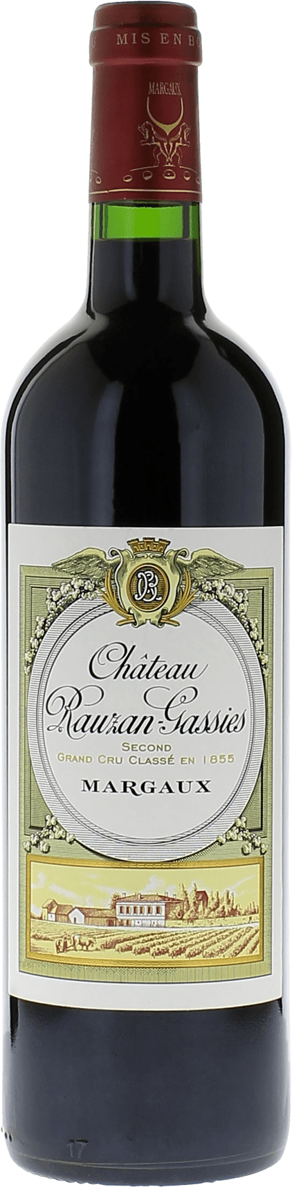 Rauzan-gassies 2001  Margaux, Bordeaux rouge