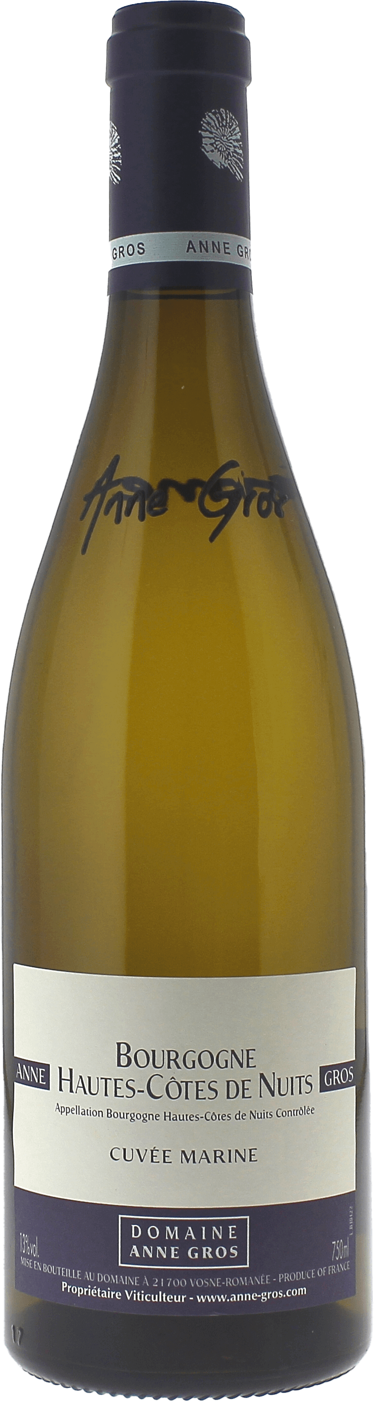 Bourgogne blanc 2018 Domaine GROS Anne, Bourgogne blanc