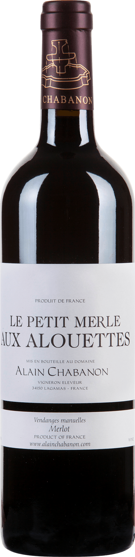 A.chabanon le merle aux alouettes 2020  Languedoc AOP, Languedoc