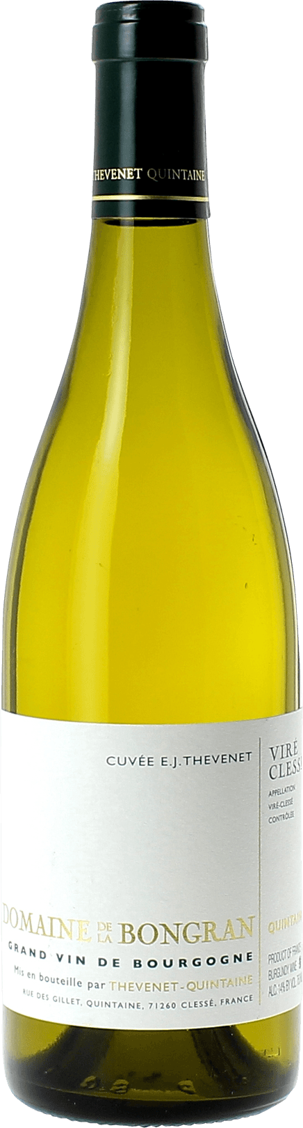 Vire clesse domaine de la bongran 2020 Domaine THEVENET, Bourgogne blanc