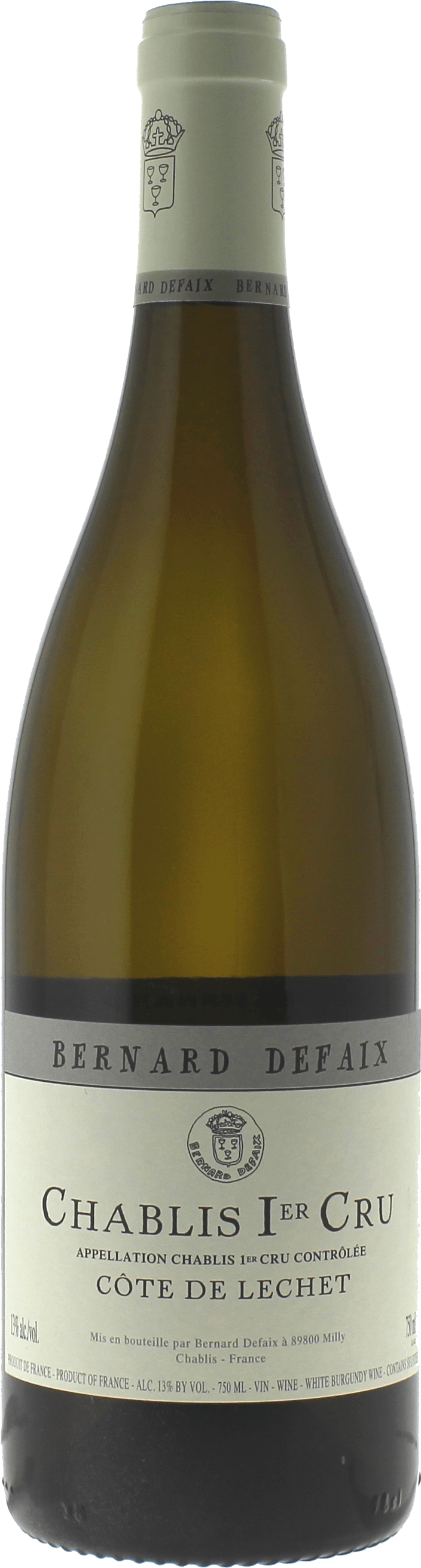 Chablis 1er cru cte de lchet 2022 Domaine DEFAIX BERNARD, Bourgogne blanc