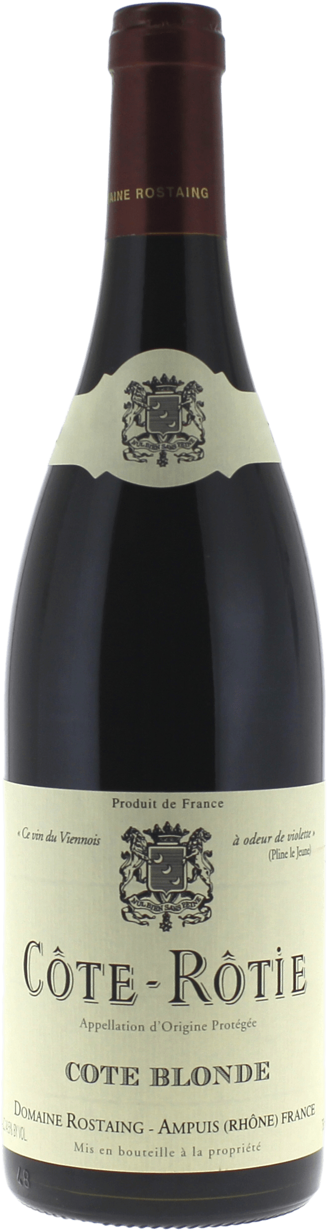 Cte rotie cte blonde rostaing 2007  Cte Rotie, Valle du Rhne Rouge