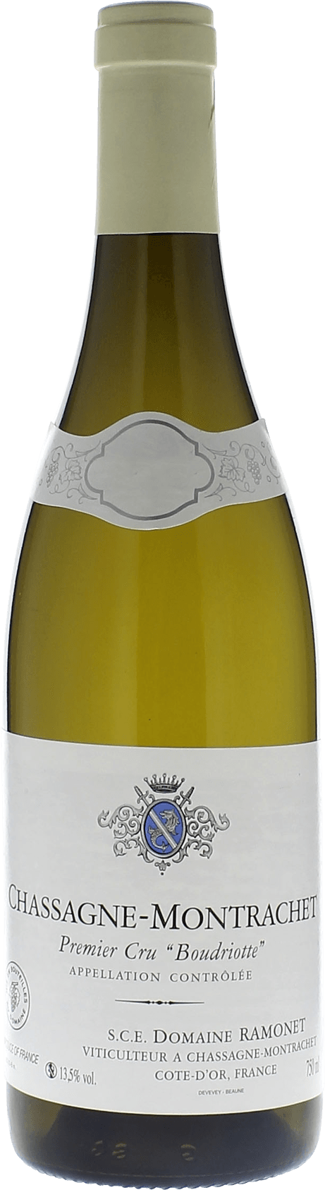 Chassagne montrachet 1er cru boudriotte 2014 Domaine RAMONET, Bourgogne blanc