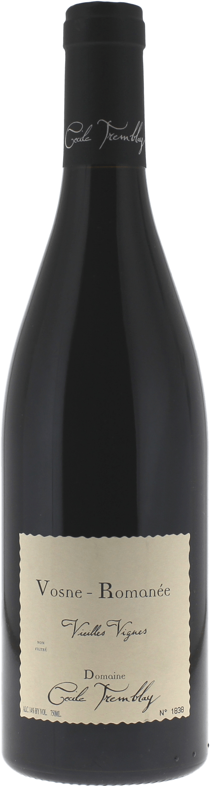 Vosne romane vieilles vignes 2011 Domaine TREMBLAY, Bourgogne rouge