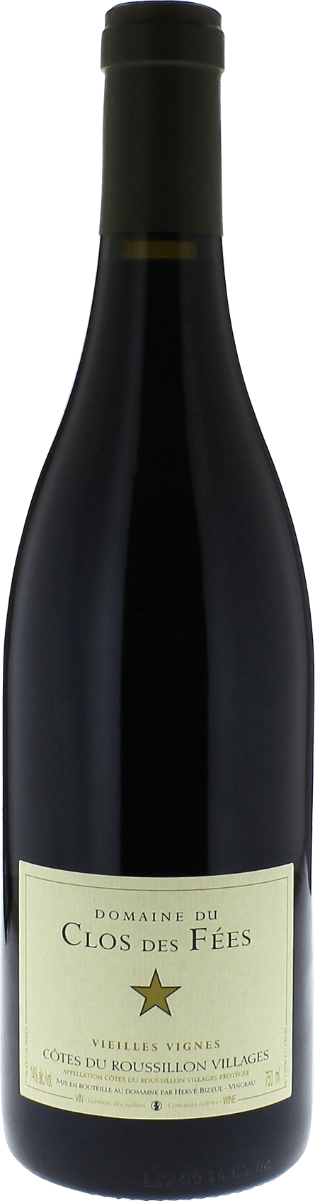 Clos des f�es vieilles vignes rouge herv� bizeul 2022  C�tes du Roussillon AOC, Roussillon