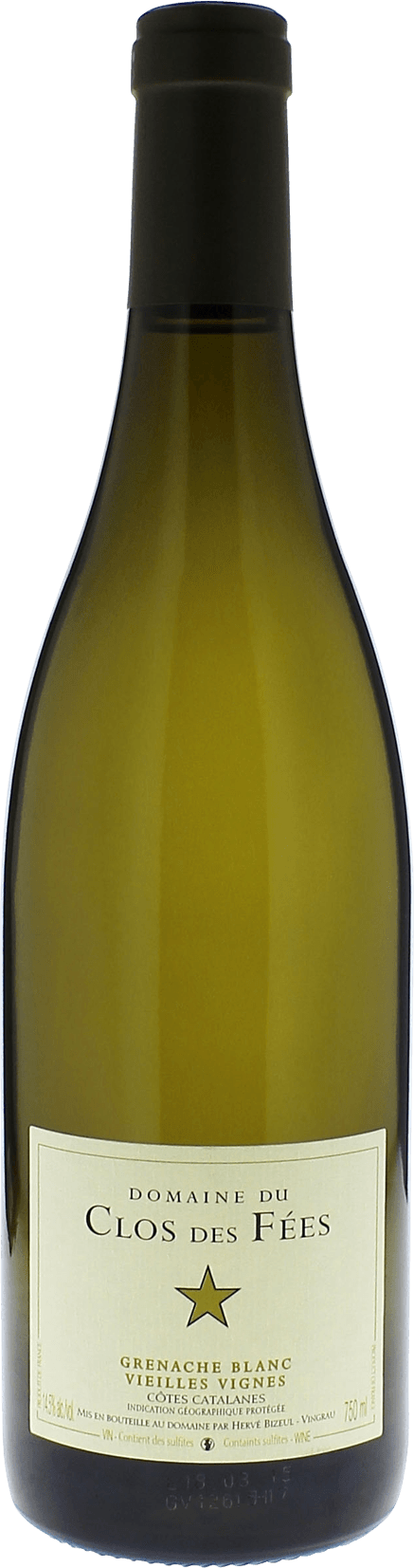 Clos des fes vieilles vignes blanc herv bizeul 2023  IGP Ctes catalanes blanc, Roussillon
