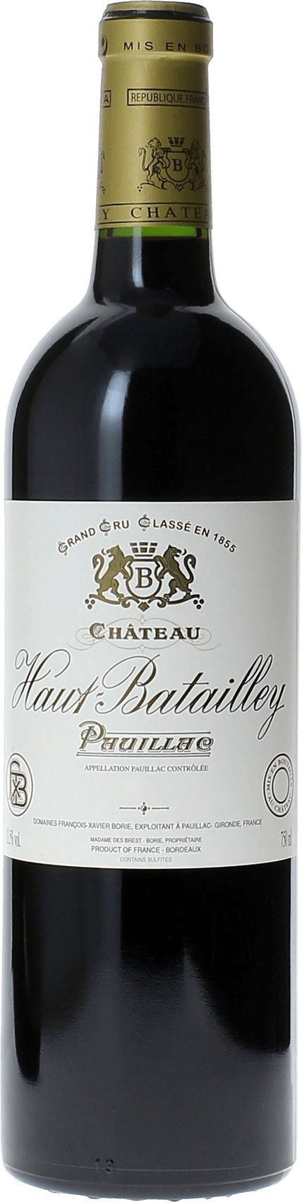 Haut batailley 1996  Pauillac, Bordeaux rouge