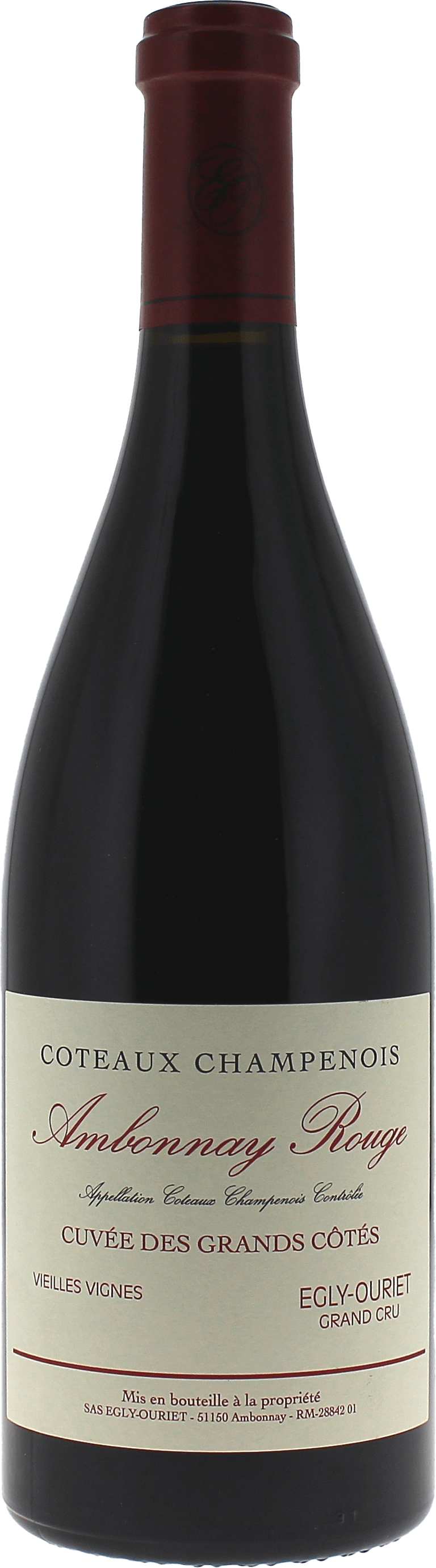 Egly ouriet ambonnay rouge 2022  EGLY OURIET, Coteaux Champenois