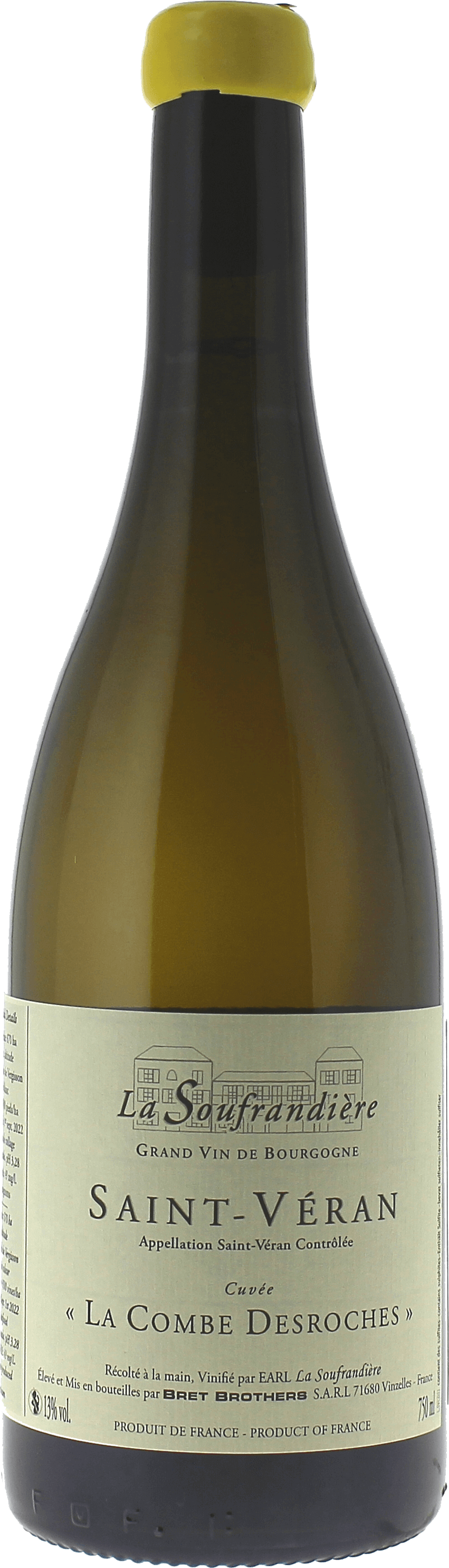 Saint vran la combe desroches  2023 Domaine BRET BROTHERS, Bourgogne blanc