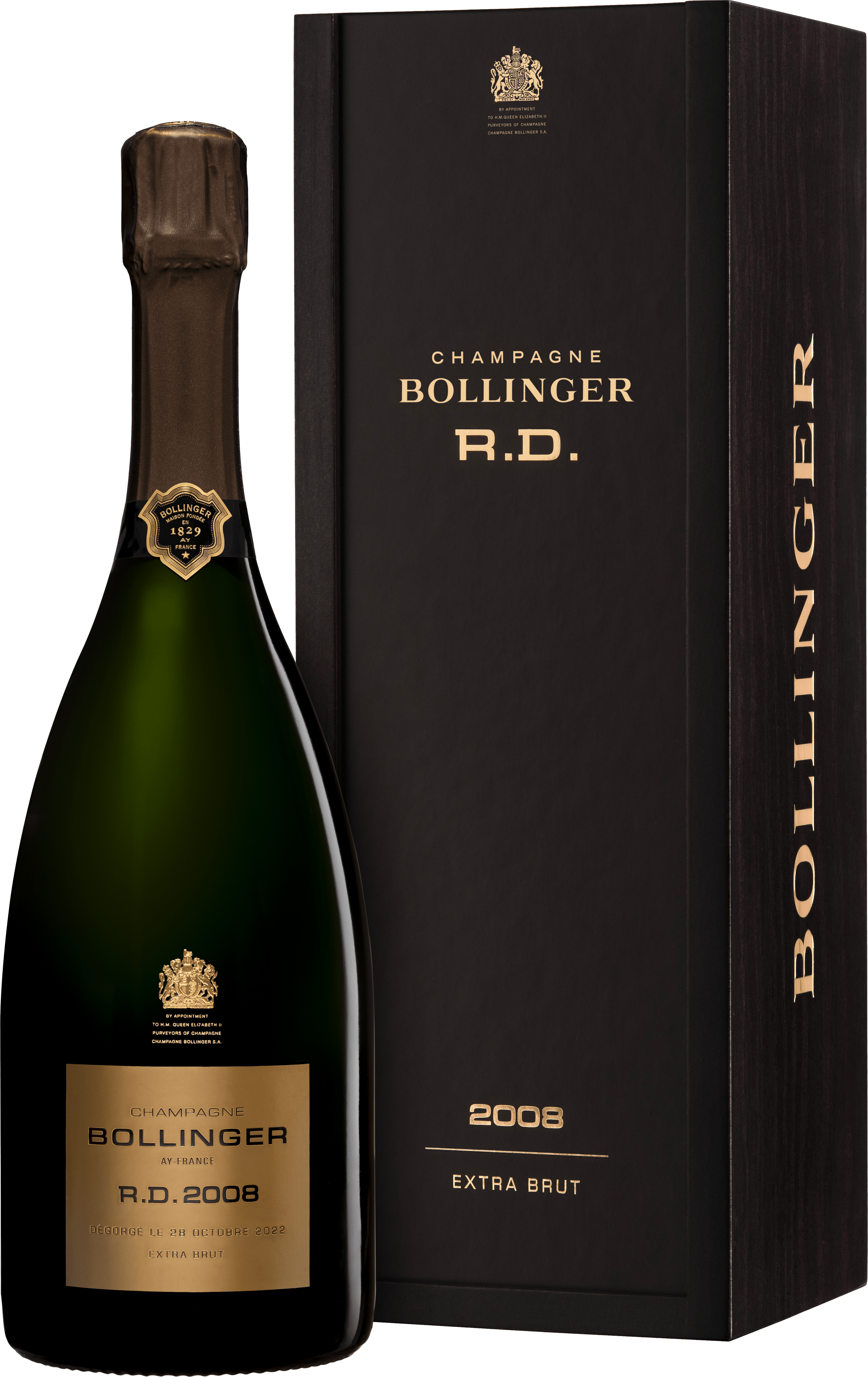 Bollinger r.d. avec coffret 1990  Bollinger, Champagne