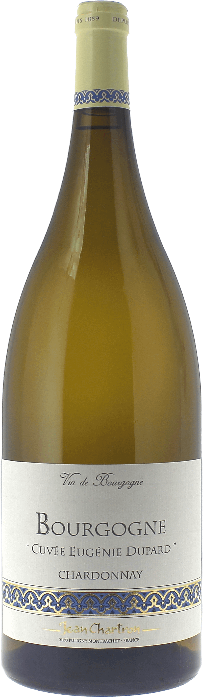 Bourgogne chardonnay cuve eugenie dupard 2023 Domaine CHARTRON Jean, Bourgogne blanc