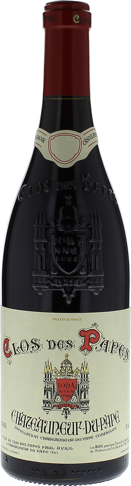 Clos des papes 2023  Chteauneuf-du-Pape, Valle du Rhne Rouge