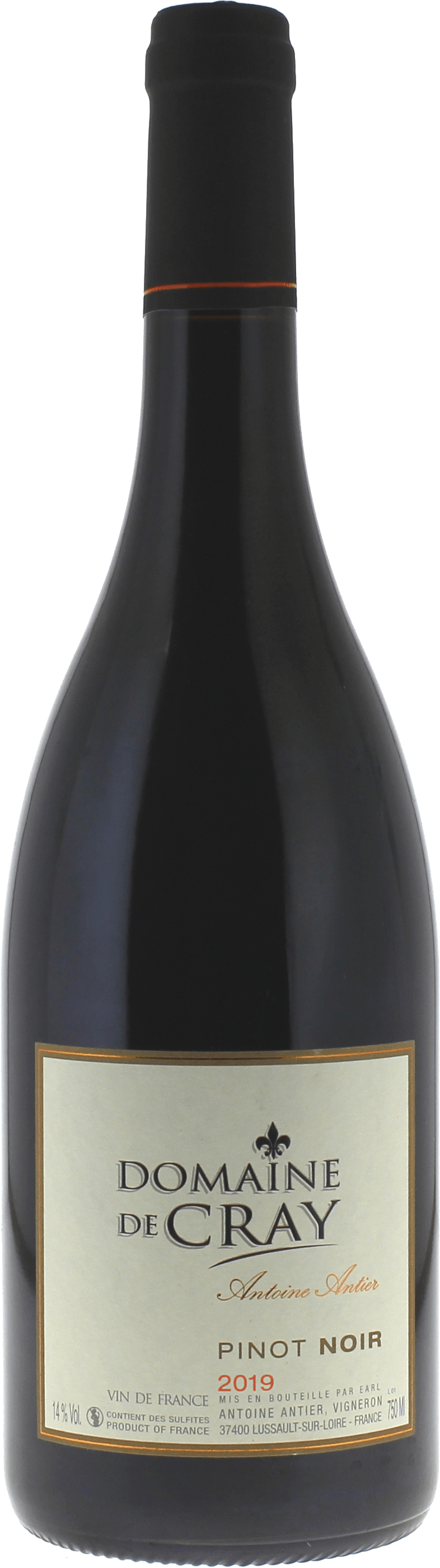 Pinot noir domaine de cray 2023  Vin de France, Valle de la Loire