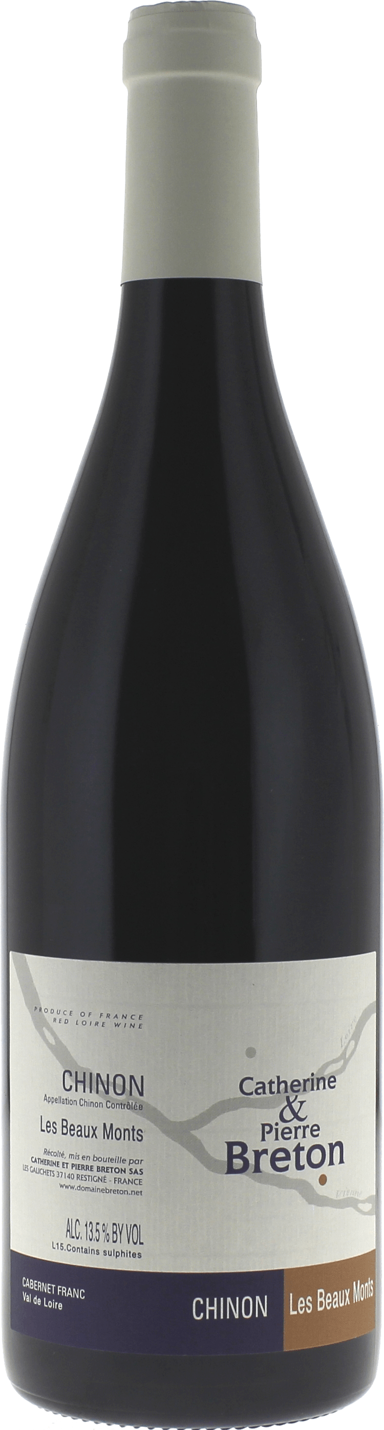 Chinon beaux monts breton 2023  Chinon AOC, Valle de la Loire