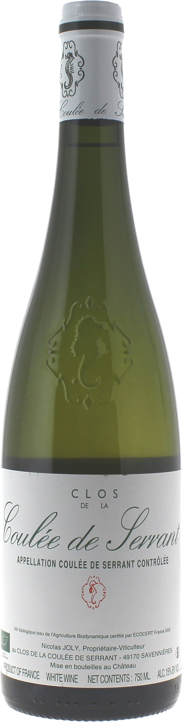 La coule de serrant moelleux  nicolas joly 2022  Coule de Serrant, Valle de la Loire