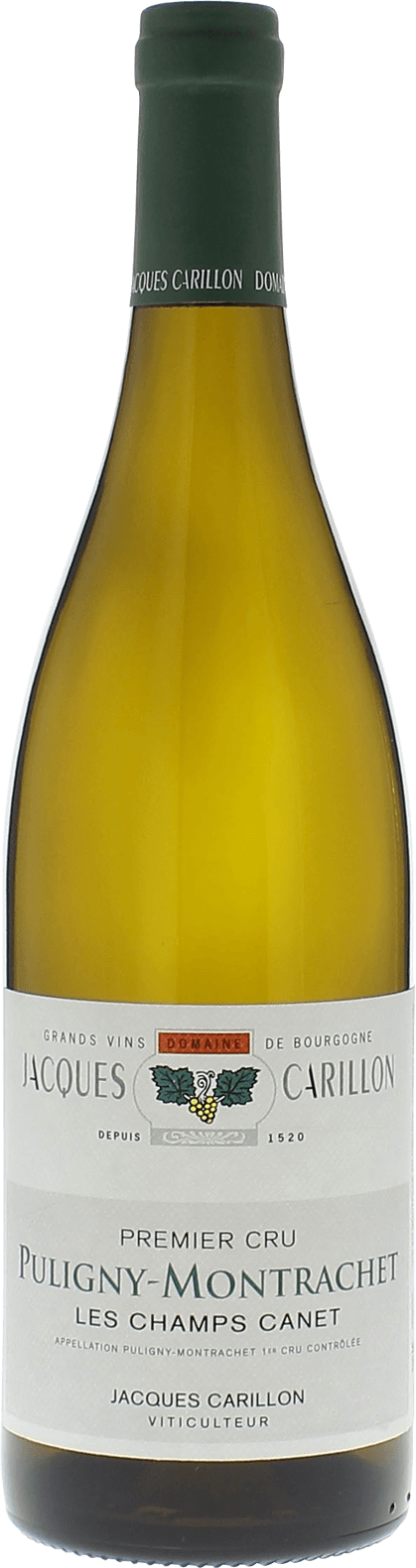 Puligny montrachet 1er cru les champs canet 2023 Domaine CARILLON Jacques, Bourgogne blanc