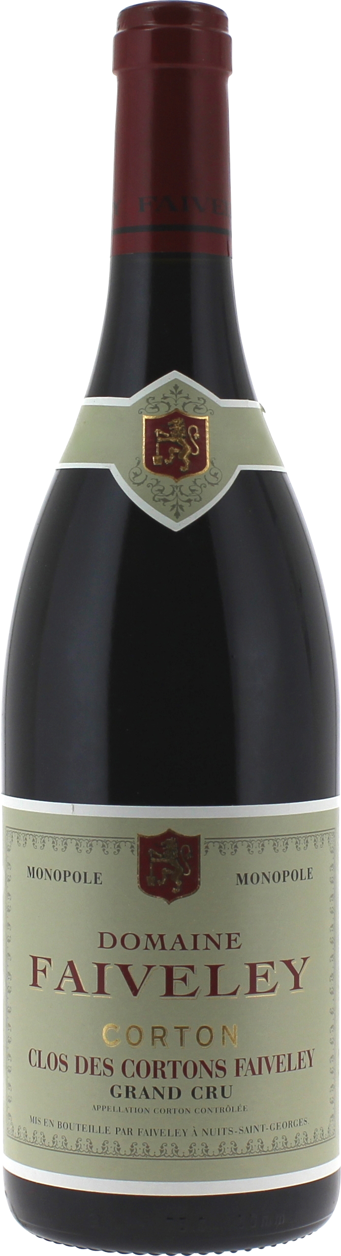 Corton clos de cortons grand cru 2009 Domaine FAIVELEY, Bourgogne rouge