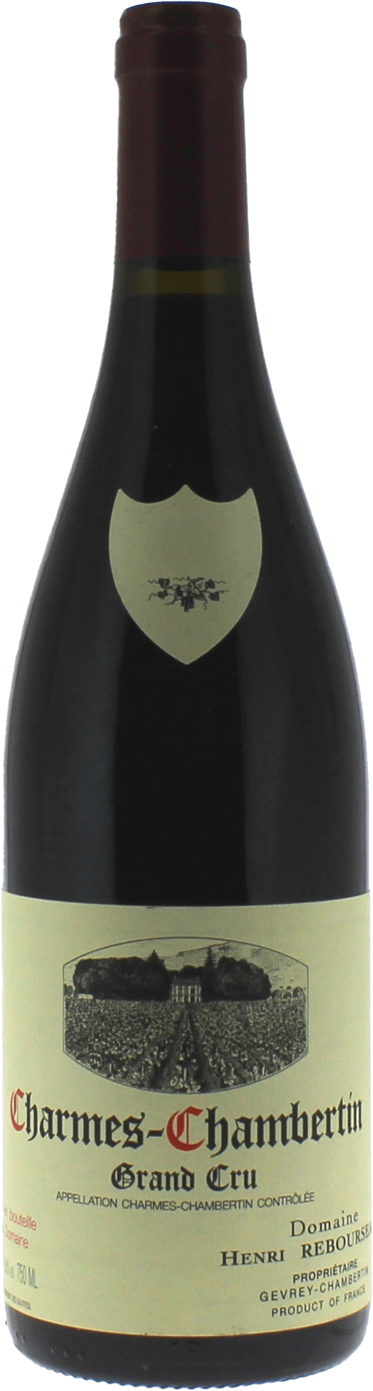 Charmes chambertin grand cru 2023 Domaine REBOURSEAU Henri, Bourgogne rouge