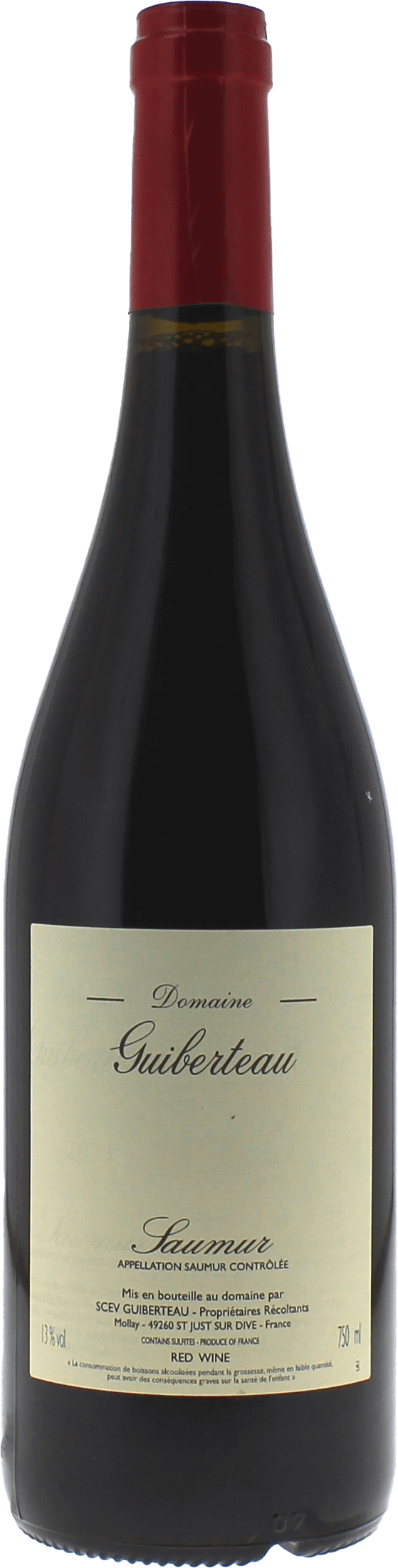 Saumur rouge 2023  Saumur, Valle de la Loire