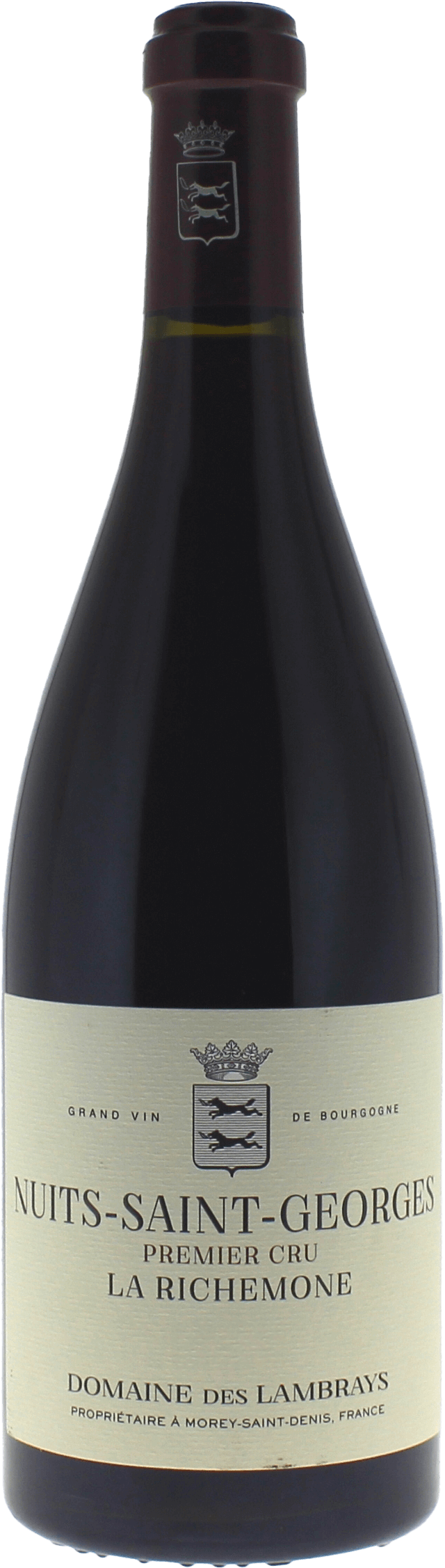 Nuits saint georges 1er cru la richemone 2023  DOMAINE DES LAMBRAYS, Bourgogne rouge