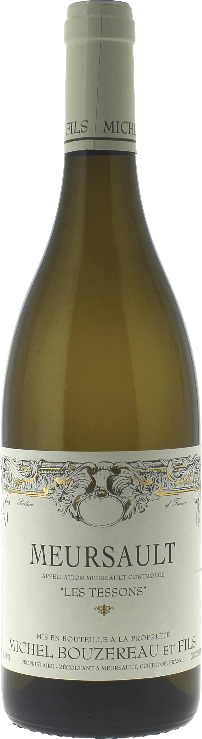 Meursault les tessons 2023  BOUZEREAU Michel, Bourgogne blanc
