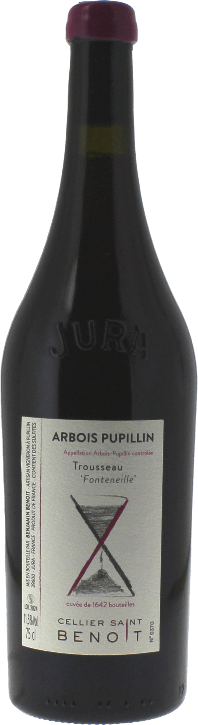 Trousseau fonteneille cellier saint benoit 2023  JURA, Jura