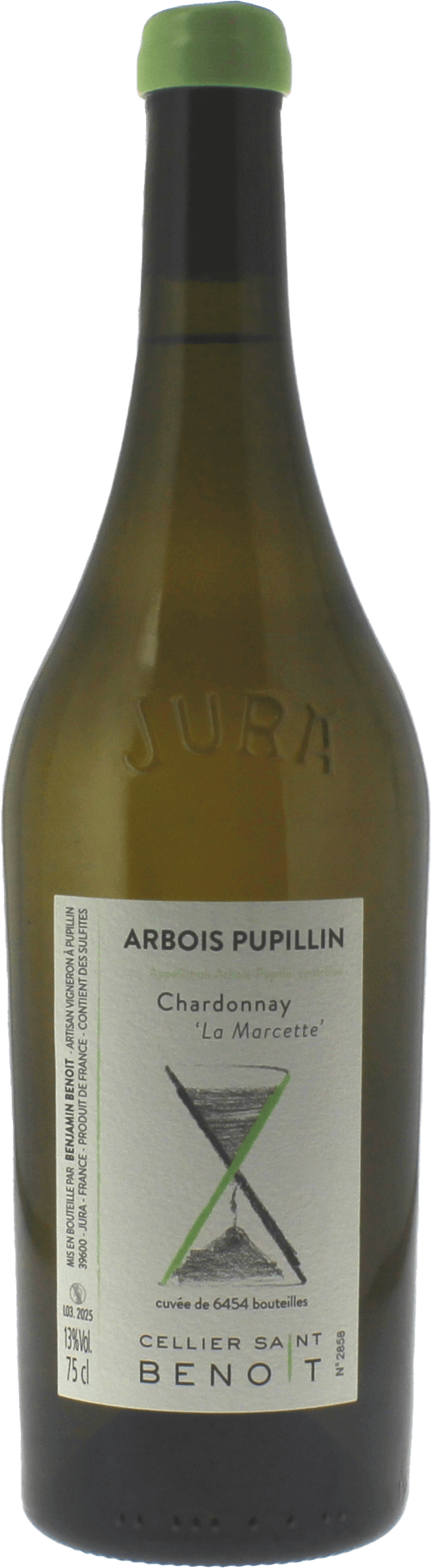 Chardonnay la marcette cellier saint benoit 2023  JURA, Jura