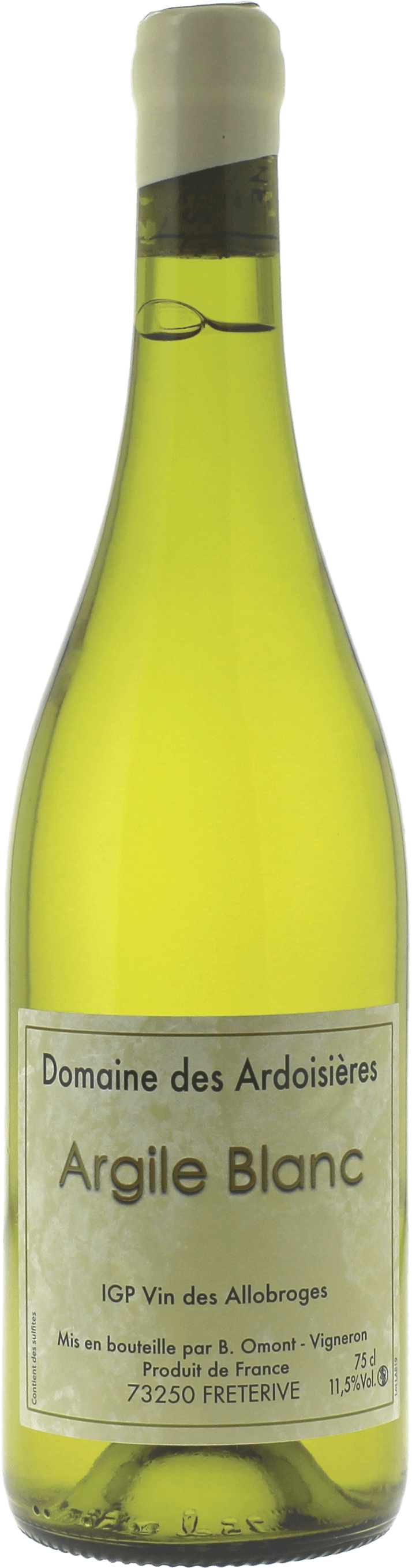 Domaine des ardoisi�res cuv�e argile blanc 2024 Domaine IGP Vin des Allobroges, Savoie