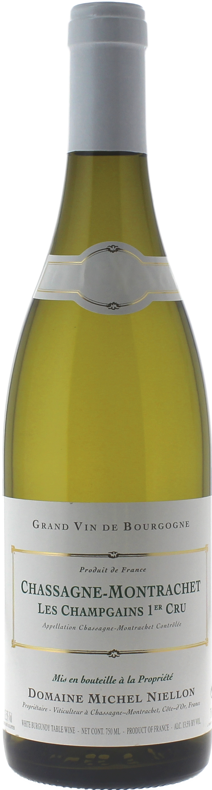Chassagne montrachet 1er cru les champgains 2023 Domaine NIELLON Michel, Bourgogne blanc