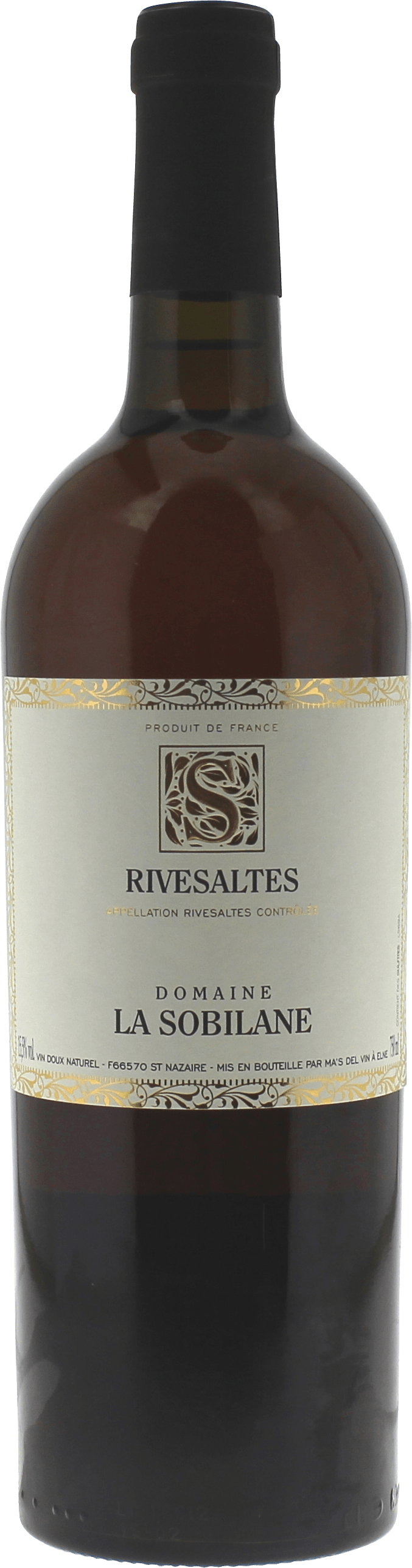 Rivesaltes domaine la sobilane 1950 Vin doux naturel Rivesaltes, Vin doux naturel