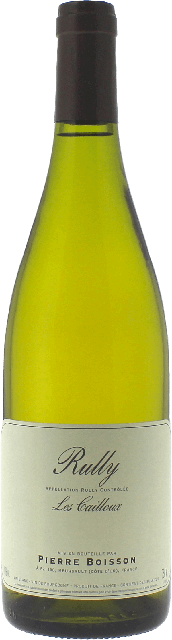 Rully les cailloux 2023  BOISSON Frere et soeur, Bourgogne blanc