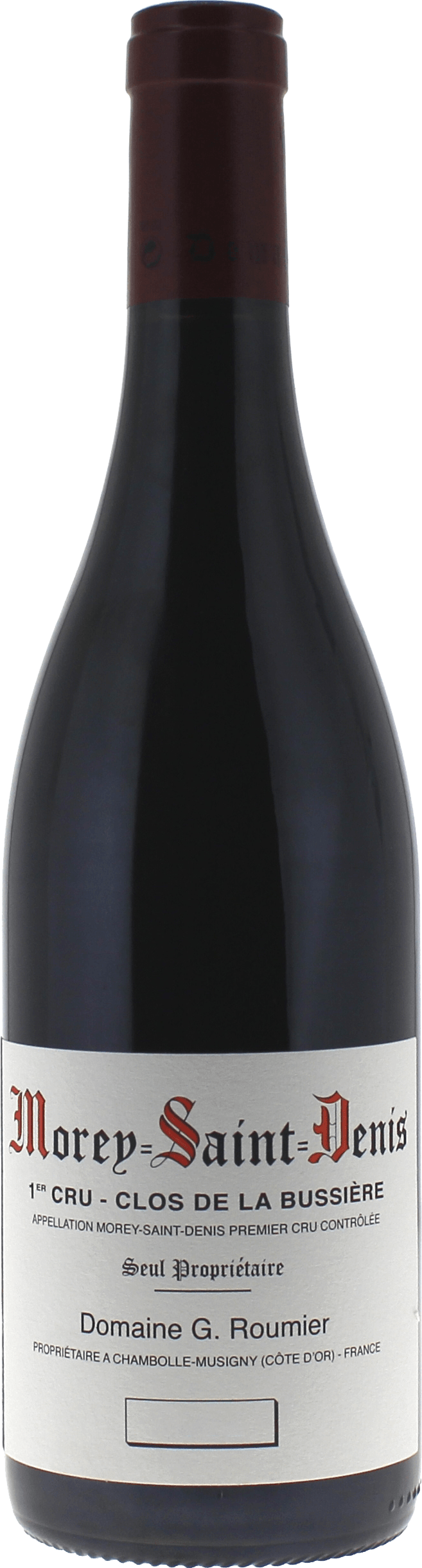 Morey saint denis 1er cru clos bussi�re- 2016 Domaine ROUMIER Georges, Bourgogne rouge