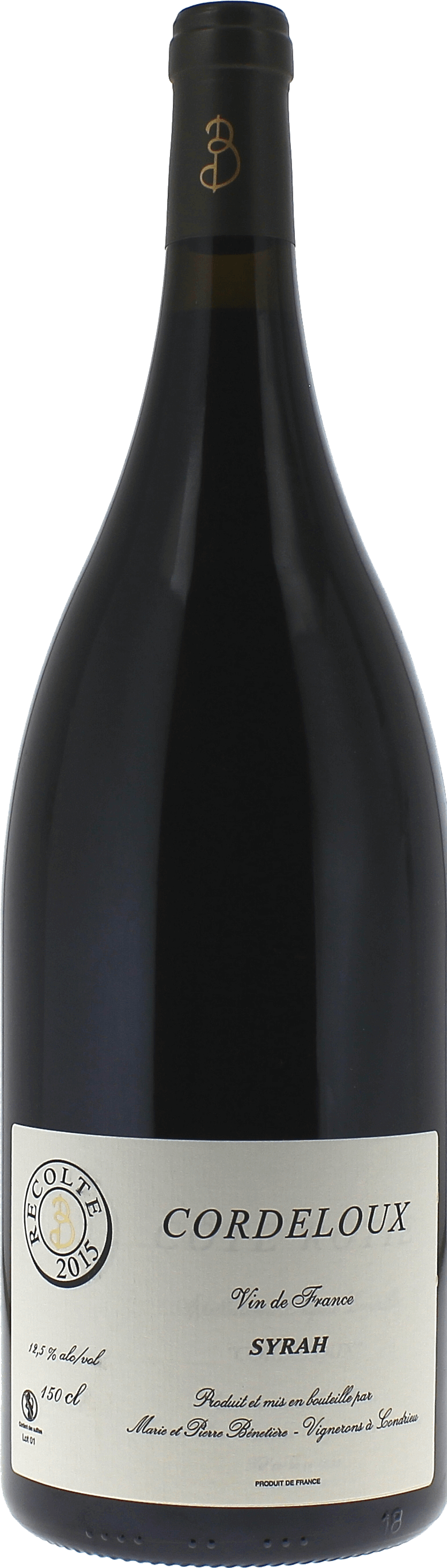 Benetiere cordeloux- 2015  Vin de France, Valle du Rhne