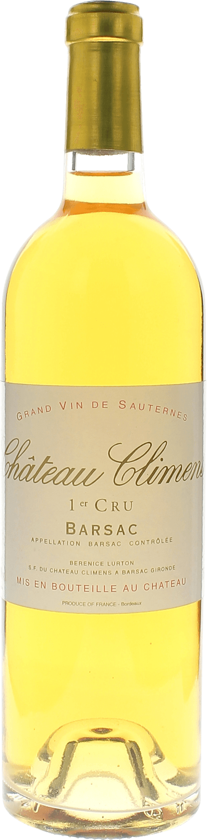 Climens 2002  Sauternes Barsac, Bordeaux blanc