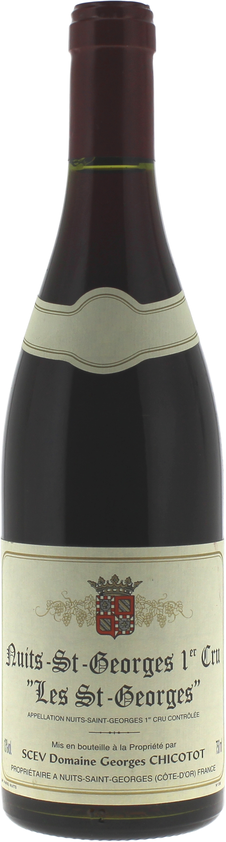 Nuits saint georges 1er cru les st georges 2018 Domaine CHICOTOT, Bourgogne rouge