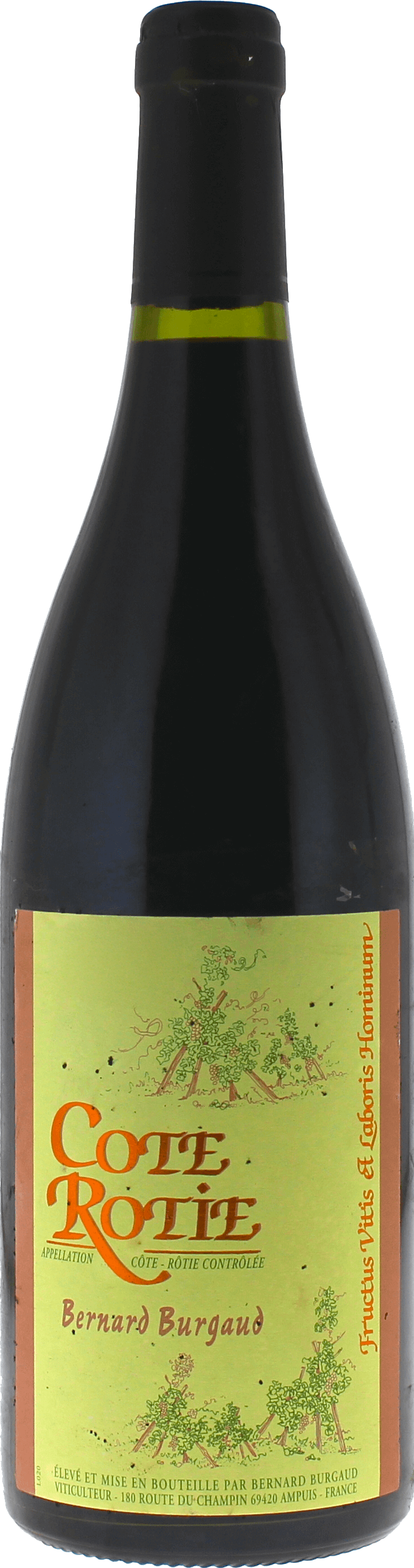 Cte rotie burgaud 2019  Cte Rotie, Valle du Rhne Rouge