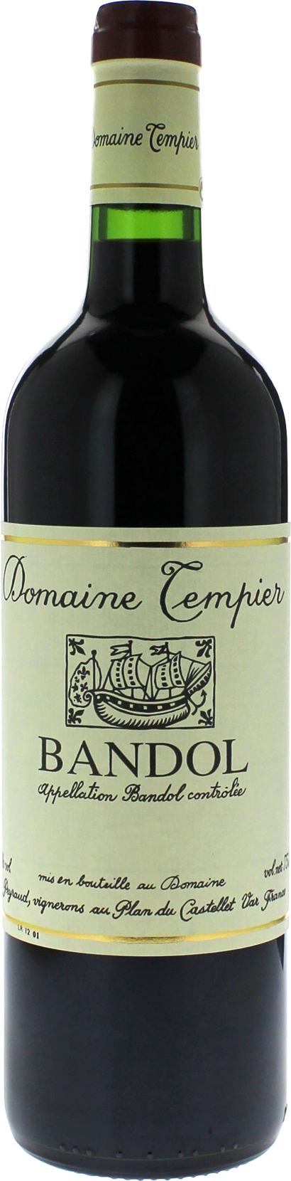 Bandol domaine tempier rouge 2015  Bandol, Provence