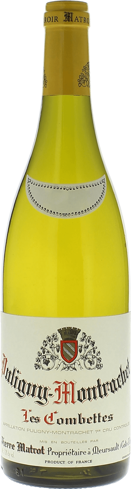 Puligny montrachet 1er cru combettes 2023 Domaine MATROT, Bourgogne blanc