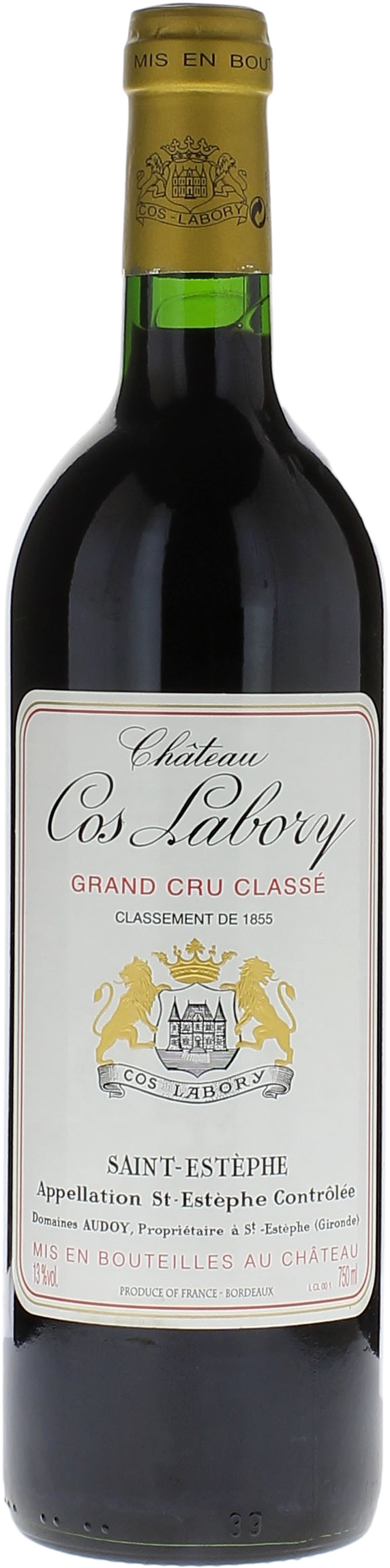 Cos labory 1998 2me Grand cru class Saint-Estphe, Bordeaux rouge