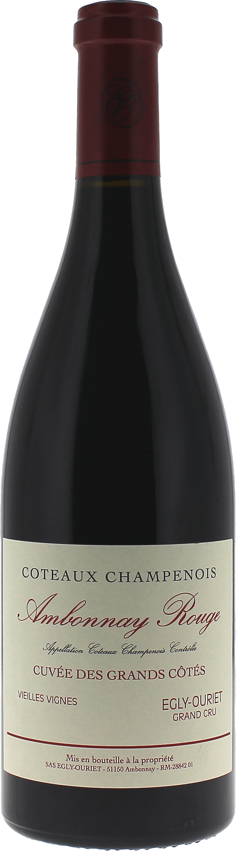 Egly ouriet ambonnay rouge 2023  EGLY OURIET, Coteaux Champenois