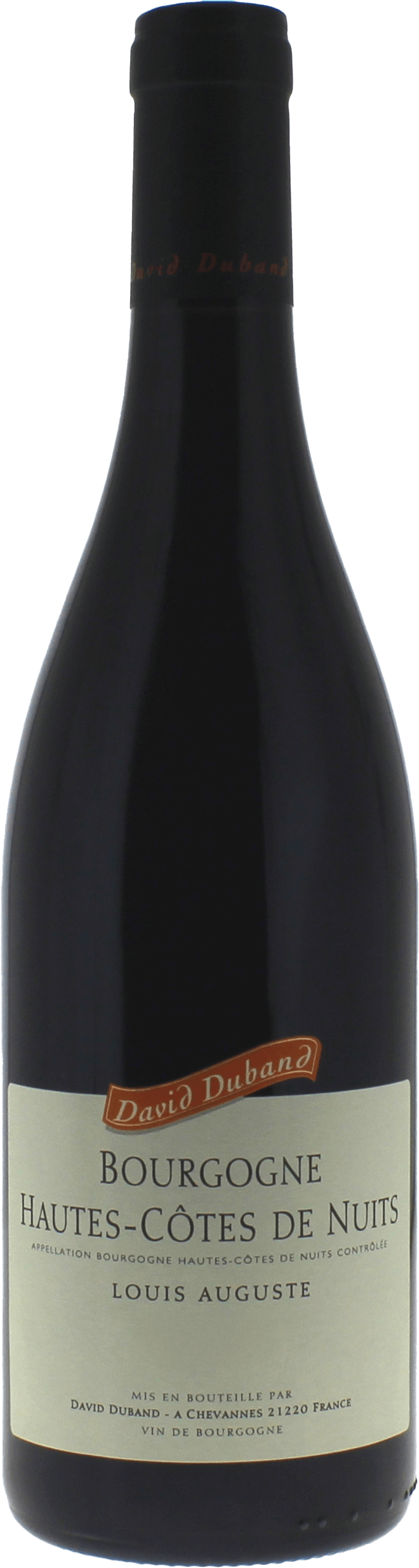 Bourgogne hautes cotes de nuits rouge louis auguste 2023 Domaine DUBAND DAVID, Bourgogne rouge